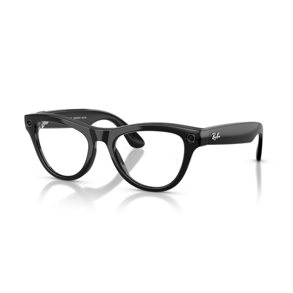Умные очки Ray-Ban Meta Skyler Gen 2 RW4014 Shiny Black / Clear — размер S52 M/L
