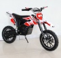 Электропитбайк GreenCamel Dirt Bike DB300, 36V 800W R14 быстросъемная батарея красный