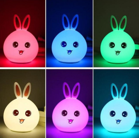 Лампа ночник Rabbit Silicone Lamp 2 KS602