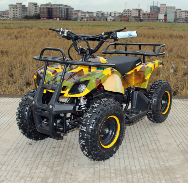 Квадроцикл GreenCamel Gobi K200 (36V 800W R6 Цепной привод) Армейский-желтый