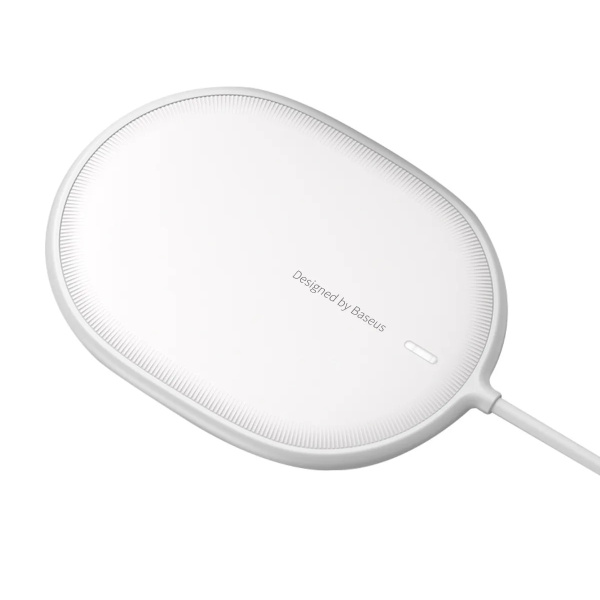 Беспроводное зарядное устройство BASEUS Light Magnetic BS-W518 (WXQJ-02) 2A 15W белый