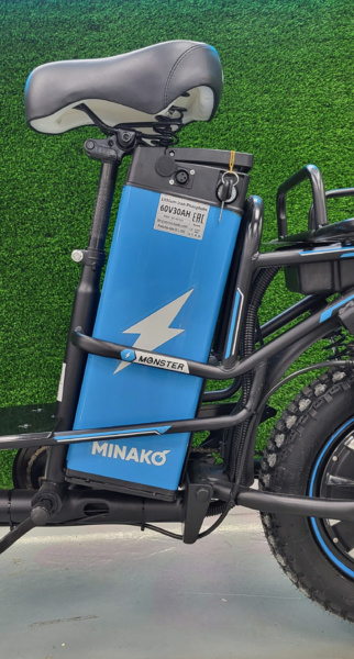 Электровелосипед Minako Monster Pro 30Ah (Black)