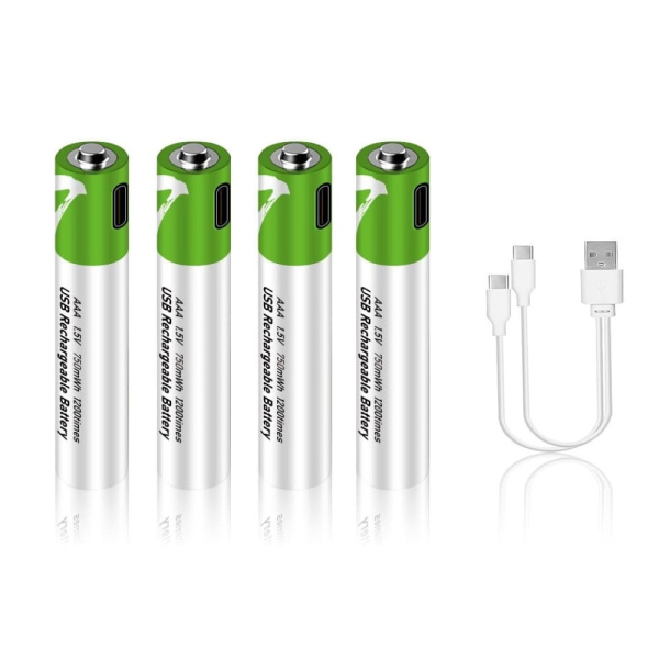 Аккумуляторные батареи AAA 4 шт. Smartoools type-c