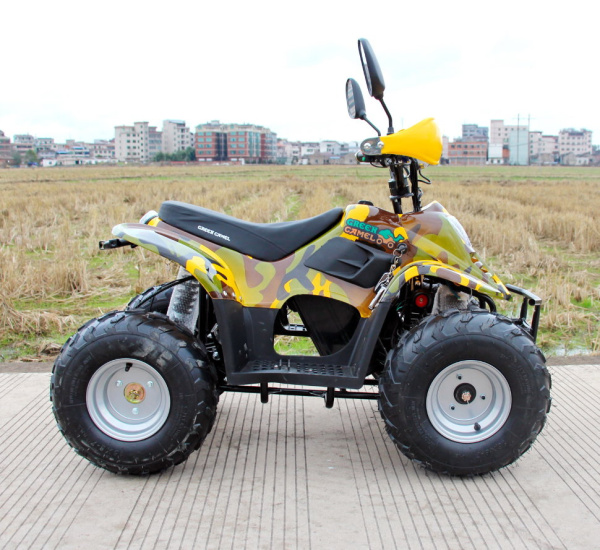 Квадроцикл GreenCamel Gobi K600 (36V 800W R7 Цепной привод) Армейский-желтый