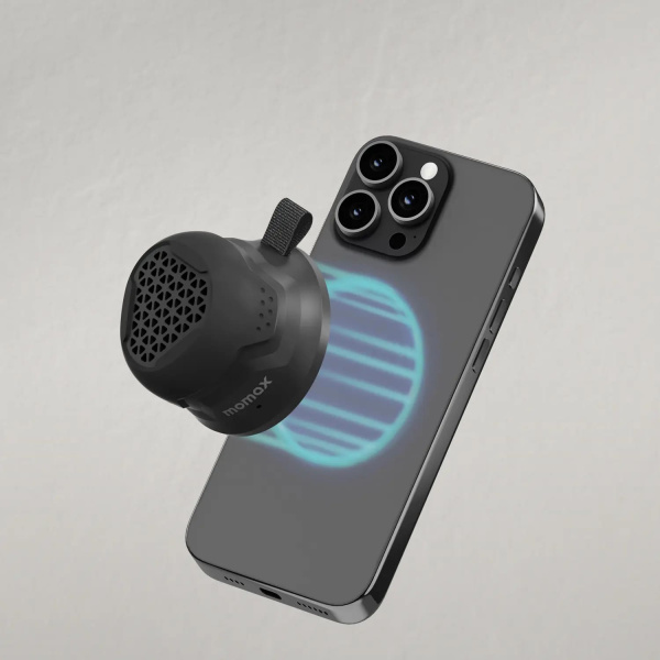 Портативная колонка MOMAX 1-Vibe GO Magnetic (BS7D) Black