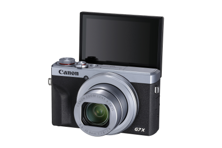 Фотоаппарат Canon PowerShot G7 X Mark III Silver (серебристый) — русское меню — ракурс 3