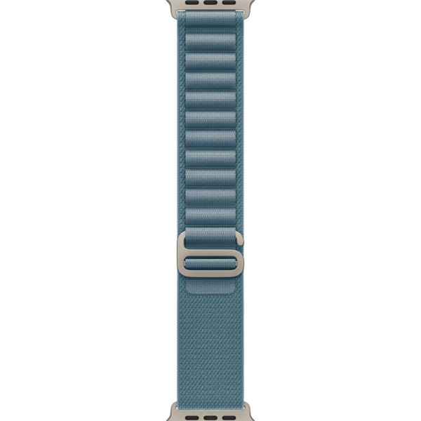 Apple Watch Ultra 3 GPS + Cellular 49mm Natural Titanium Case with Light Blue Alpine Loop - Medium (MEWM4)