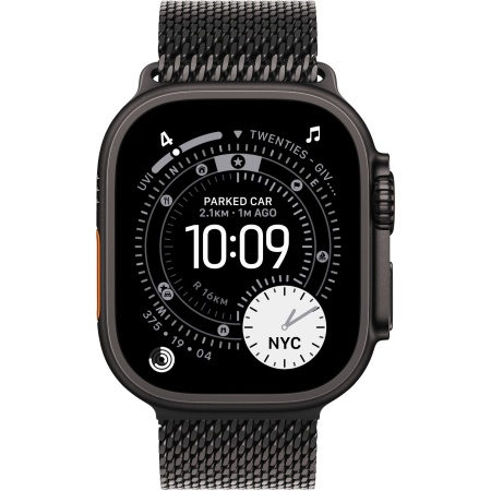 Apple Watch Ultra 3 GPS + Cellular 49mm Black Titanium Case with Black Titanium Milanese Loop Medium (MF1Q4) (США)