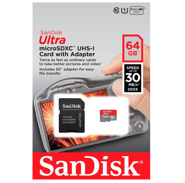 SanDisk Ultra™ microSDXC™ Class 10 - 64GB