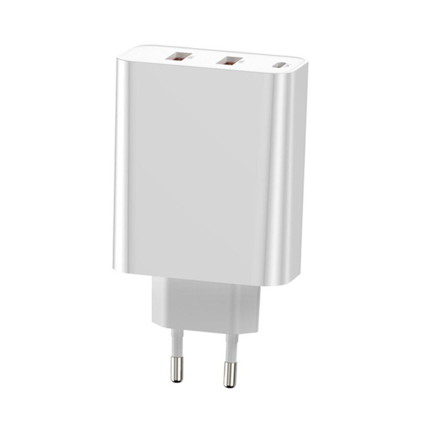 Сетевое зарядное устройство 60W Baseus PPS Three Output Quick Charger (C+U+U) 60W CCFS-G02 белый