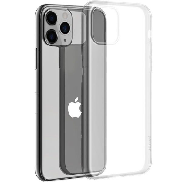 Силиконовый чехол Hoco Creative Mobile Phone Case для iPhone 12/12 Pro (прозрачный)