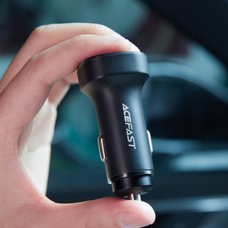 Автомобильное зарядное устройство AceFast Charge B2, 72W (2xUSB-C)