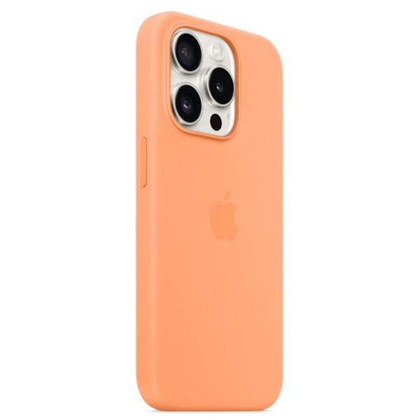 Чехол Silicone Case MagSafe Iphone 15 Pro Max Оранжевый