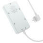 Сетевой фильтр Hoco AC8A (3гнезда,2*USB, 1*QC3.0, 1*PD30W) черный 1.5м