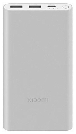 Внешний аккумулятор Xiaomi Power Bank 3 PB100DZM, 10000 мА·ч, 22,5 Вт, серебристый