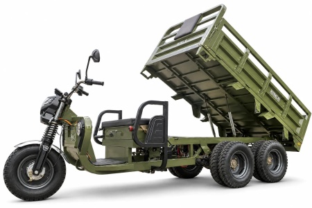 Грузовой электротрицикл Rutrike Профи 2200 60V1800*2W (Зеленый-3298)