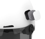 Шлем защитный Niuxiaoge размер M (NXG-2020M-XK) белый, прозрачная линза