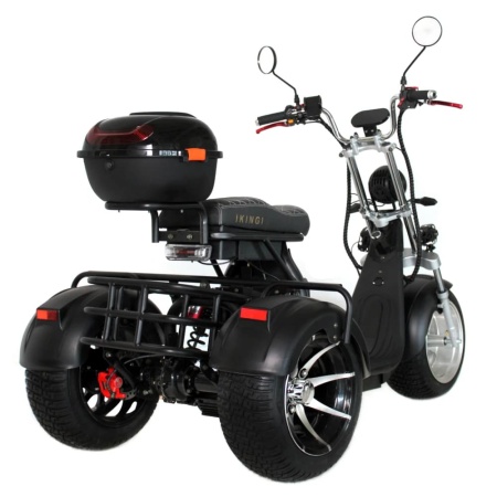 Электротрицикл Ikingi X12 Pro Trike (M12 Pro Trike) (Черный)