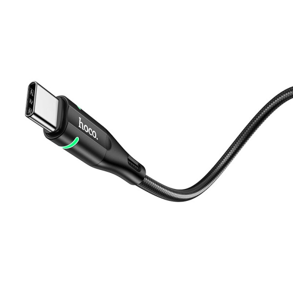 Кабель USB HOCO U93 Shadow USB - Type-C 2.4А 1.2 м Черный