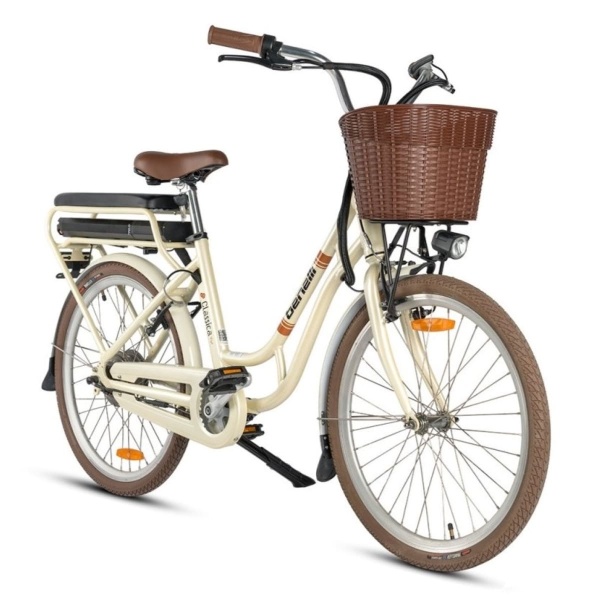 Электровелосипед Benelli City Classica Café 24 (Белый-3231)