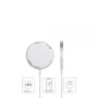 Беспроводное зарядное устройство COTEetCI CS5702 MagSafe Charger для iPhone (Белый)