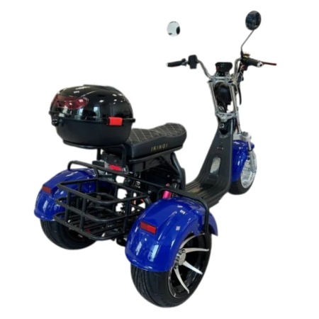 Электротрицикл Ikingi X12 Pro Trike (M12 Pro Trike) (Синий)