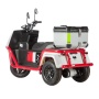 Электротрицикл Wanshida DOUHAO 60V 800Вт (Черно-бело-красный-3069)