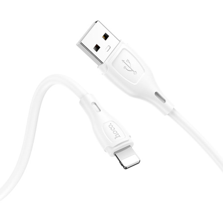 Кабель USB Hoco X61 Lightning 2.4a 1m белый