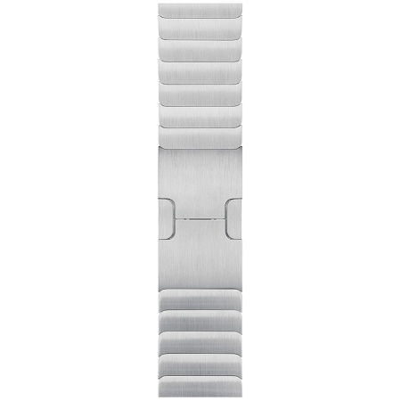Apple Watch Series 9, 45 mm, корпус из нержавеющей стали серебристого цвета, блочный ремешок из нержавеющей стали серебристого цвета