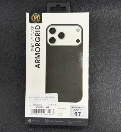 Чехол Mobikas Armor Grid Kevlar IPhone 17 Black