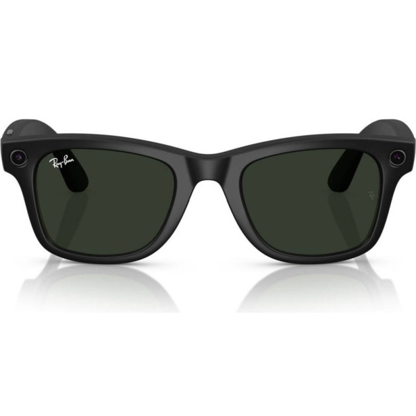 Ray‑Ban Meta Wayfarer Gen 1 RW4008 Matte Black / Transitions Graphite Green, 53–22