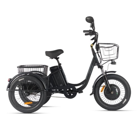 Электровелосипед Eltreco Porter Fat 700 (Черный матовый-3208)