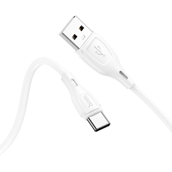 Кабель USB Hoco X61 Type-C 3.0A 1m белый