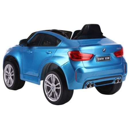 Детский Электромобиль Джип BMW X6M mini Синий краска (JJ2199 СК)