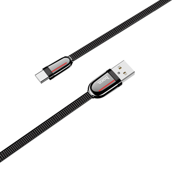 Кабель USB HOCO U74 Grand USB - Type C 3А 1.2м (черный)