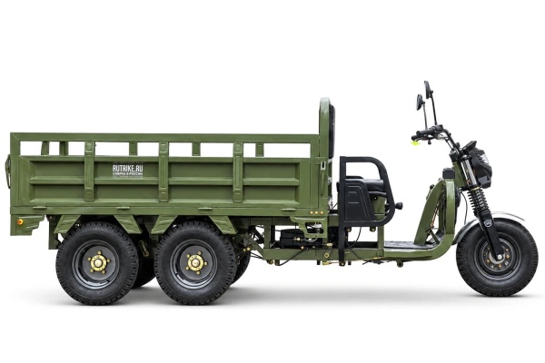 Грузовой электротрицикл Rutrike Профи 2200 60V1800*2W (Зеленый-3298)