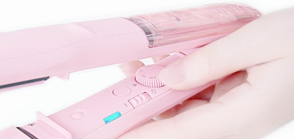 Выпрямитель для волос Xiaomi Yueli Hot Steam Straightener (HS-521) Pink