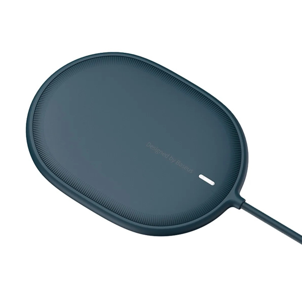 Беспроводное зарядное устройство BASEUS Light Magnetic BS-W518 (WXQJ-03) 2A 15W синий