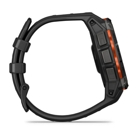 Garmin Instinct 3 Solar 45 мм Black — профиль и кнопки