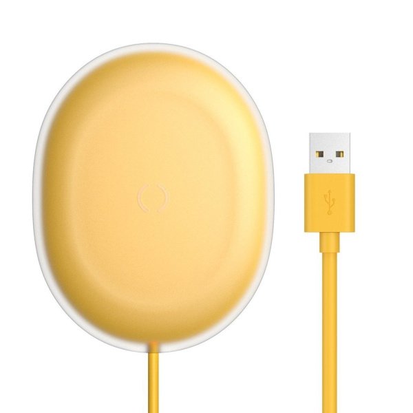 Беспроводное зарядное устройство BASEUS Jelly BS-W510 2A 18W (WXGD-0Y) желтый
