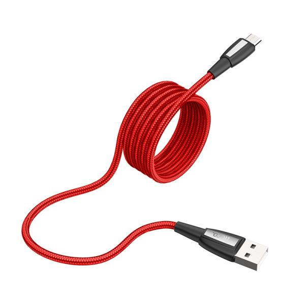 Кабель USB HOCO X39 Titan USB - MicroUSB 1 м Красный