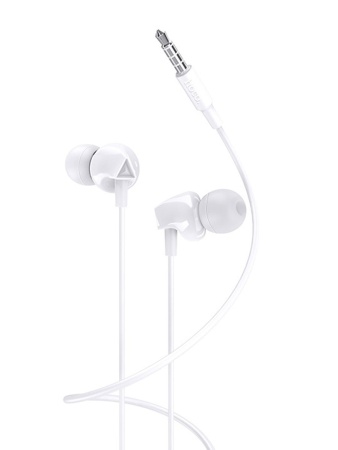Проводные наушники Hoco M60 Perfect, Jack 3.5mm, 1.2 м, белый