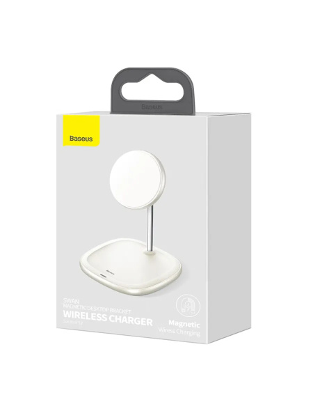Беспроводное зарядное устройство Baseus Swan Wireless Charger (WXSW-02) White