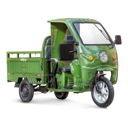 Грузовой электротрицикл Rutrike Гермес 1500 60V1200W (Темно-зеленый-2752)
