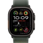 Apple Watch Ultra 2 (2024) 49mm Black Titanium Case with Green Trail Loop M/L