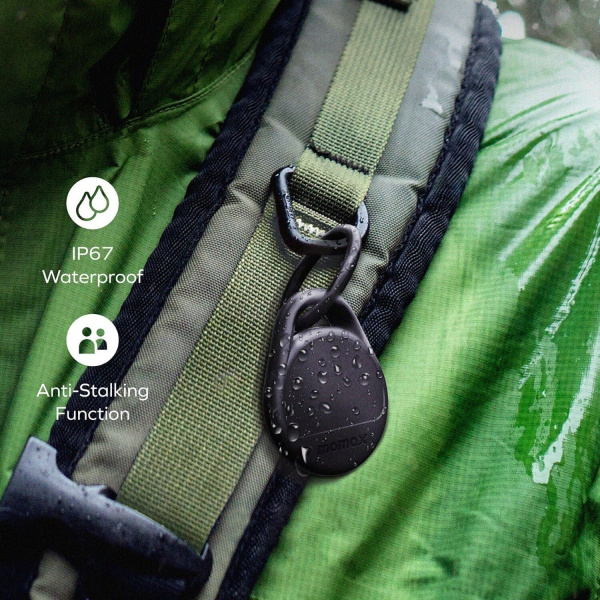 GPS Трекер MOMAX Pinpop Duo Find My locator Tracker (BR11D) Black