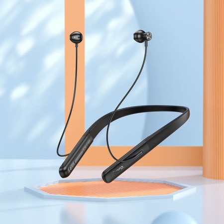 Беспроводные наушники для спорта Hoco ES73 Dynastic, Bluetooth, 400 мАч, черный