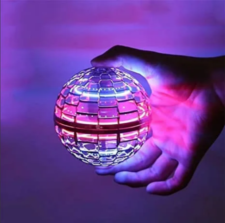 Летающий шар/спиннер со светом Flying Spinner (фиолетовый)