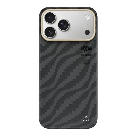 Чехол Airity Bamboo Shadow Orient с MagSafe для iPhone 17 Pro Max Misty Shadow Black