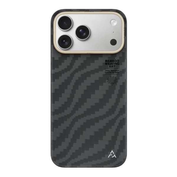 Чехол Airity Bamboo Shadow Orient с MagSafe для iPhone 17 Pro Misty Shadow Black